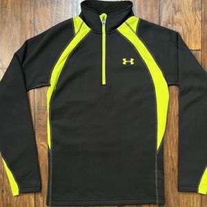 Under Armour Men's L Fitted ColdGear Scent Control 1/4 Zip Pullover